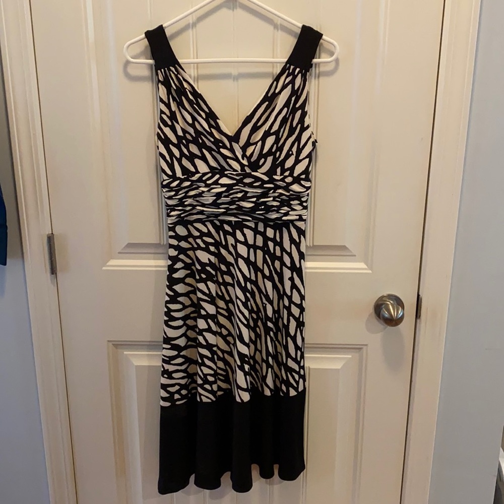 Donna Morgan - Black and White Dress - 4